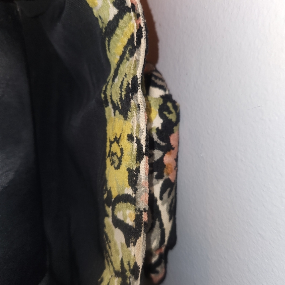 Vintage Mid-Centurt 1960s Floral Tapestry Carpet Bag Hand Bag Kadin-Style - Picture 11 of 14